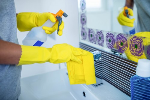 Kitchen cleaning in a Finsbury Park home
