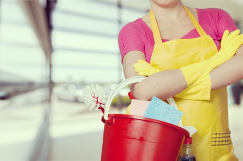 Detailed bathroom cleaning during a move-out clean in Finsburypark