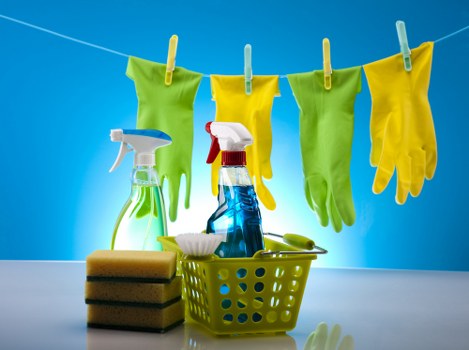 Cleaning team working in a local Finsbury Park property before unpacking