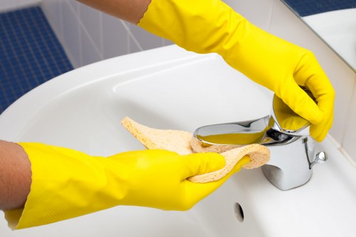 Contact route for accessibility requests on a cleaning services website